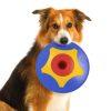 Trotto soft frisbee comes in yellow red and blue